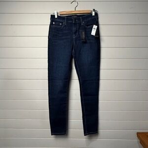 Banana Republic Sculpt Skinny Women Jeans 26/2‎ Dark Wash Mid Rise Stretch NWT